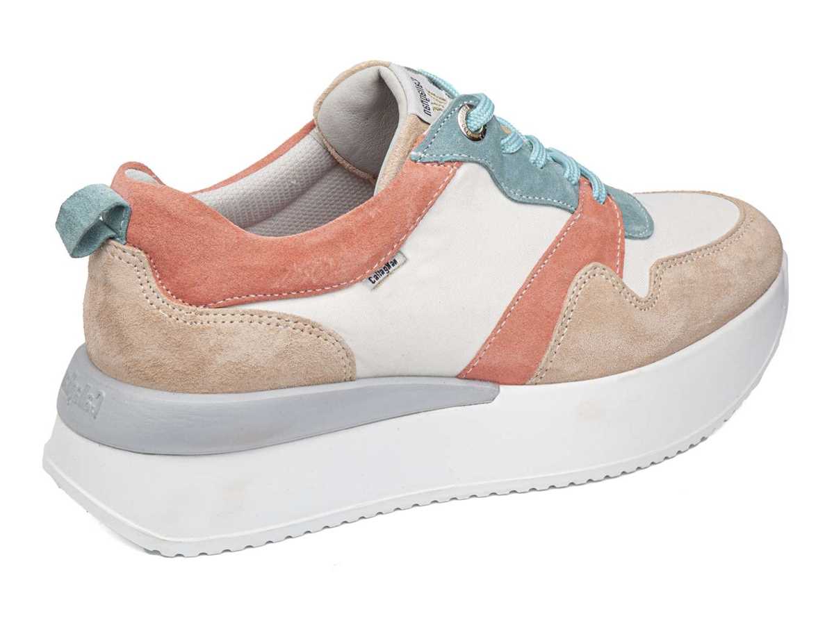 Tenis Callaghan 51206 Dina Mujer Rosas Blancos Beige | BZI7848FU