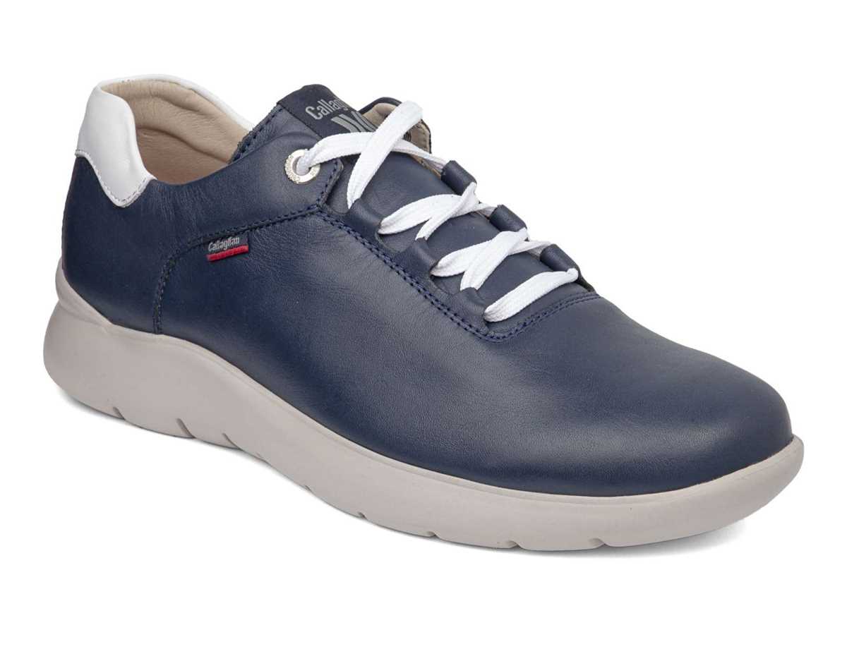 Tenis Callaghan 51300 Nuvole Hombre Azules Blancos | XIS4362HZ