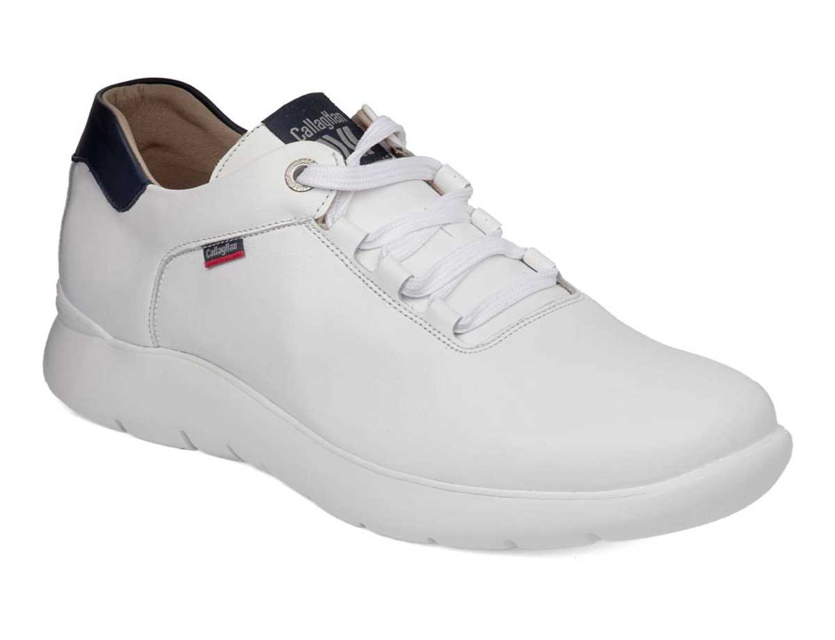 Tenis Callaghan 51300 Nuvole Hombre Blancos Azules | BPO7241BP