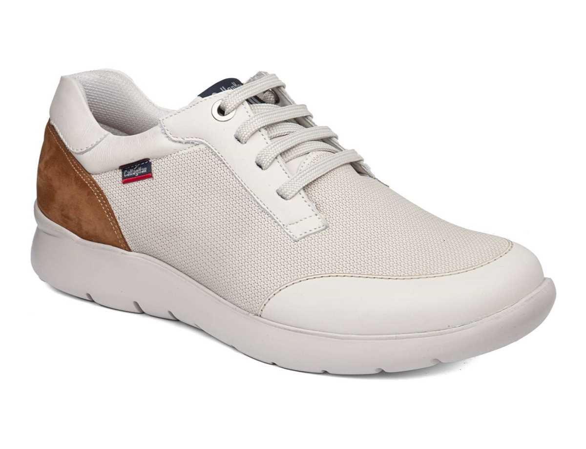 Tenis Callaghan 51308 Nuvole Hombre Blancos Marrom | LCZ5577LL