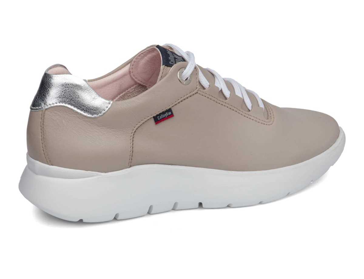 Tenis Callaghan 51400 Nube Mujer Beige Rosas Plateados | KPD8557DB