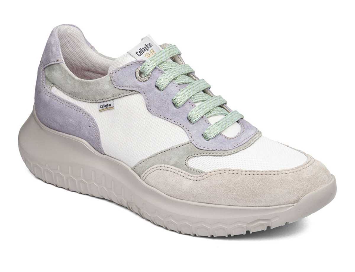 Tenis Callaghan 53802 Suv Marine Sra Mujer Blancos Morados Verdes | KQE9684GC