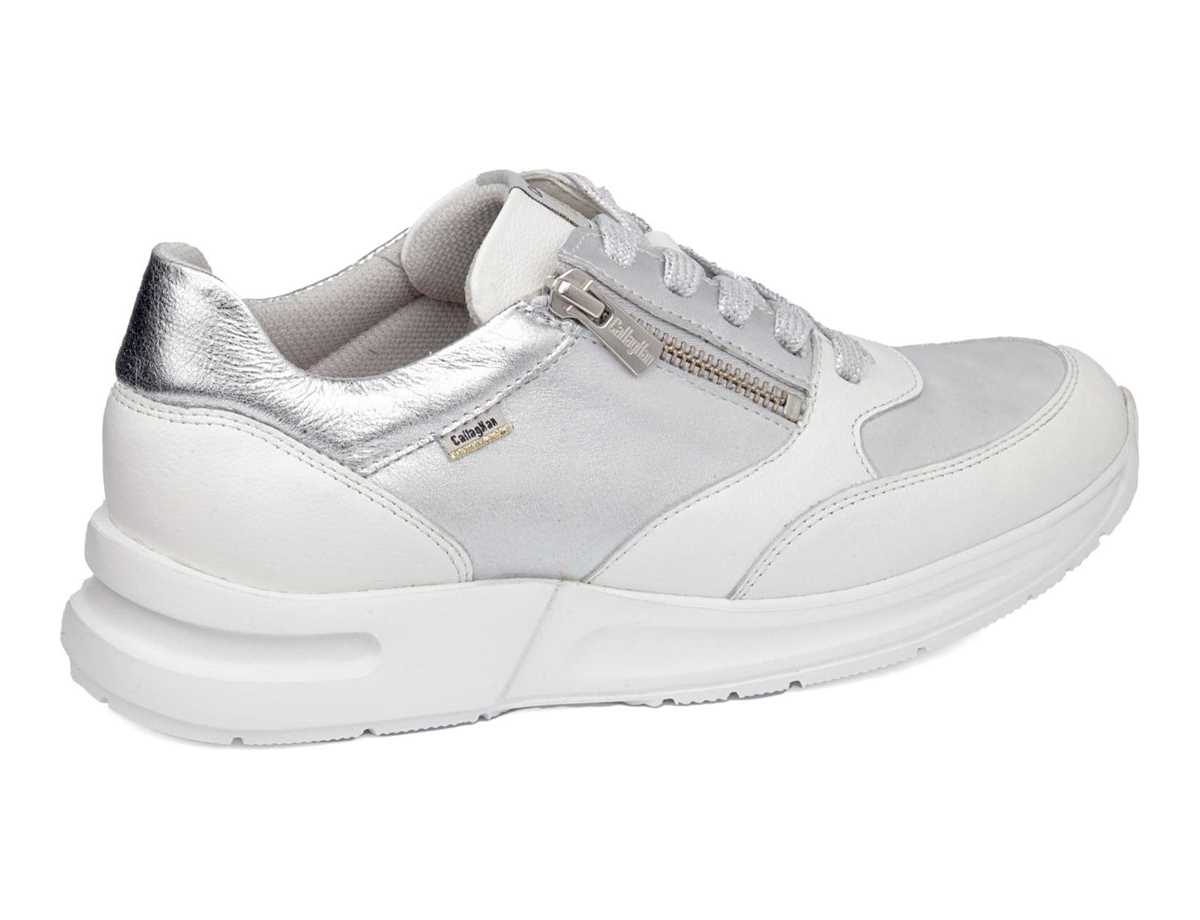 Tenis Callaghan 92121 Dorcas S.I.L Mujer Blancos Plateados | DAP5780LL