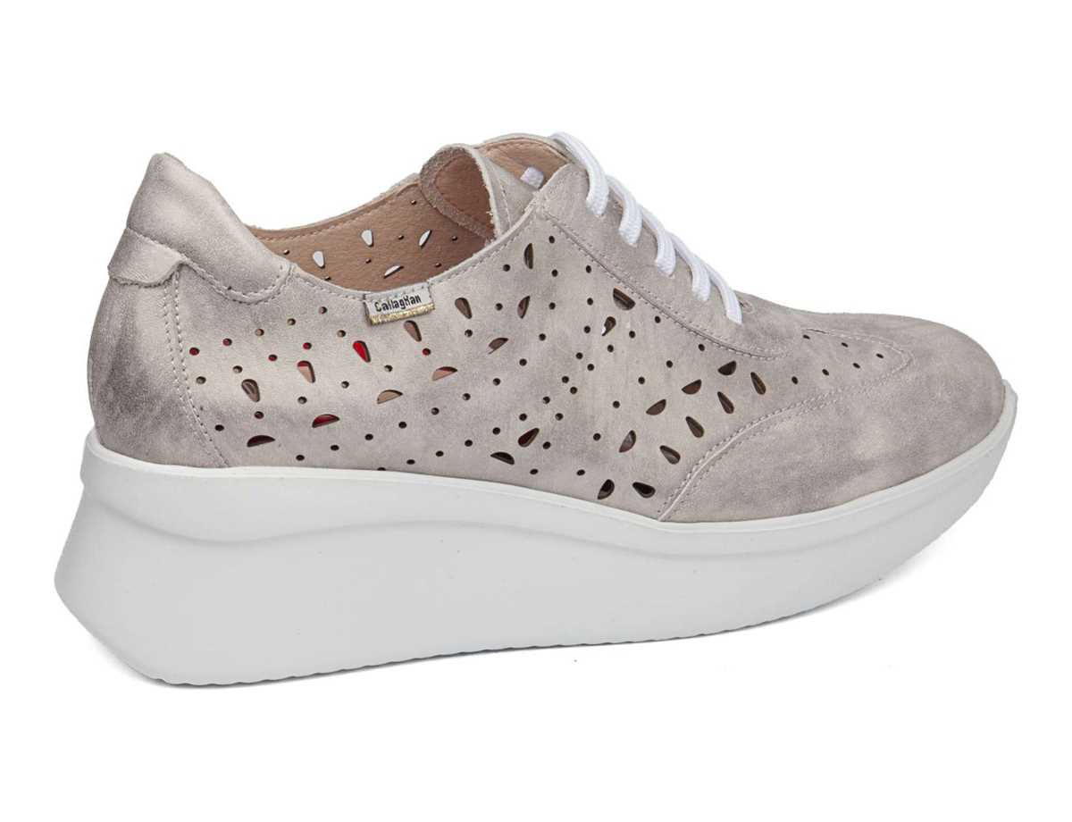 Tenis con Plataforma Callaghan 30018 Hanna Mujer Beige | UQD1495NG