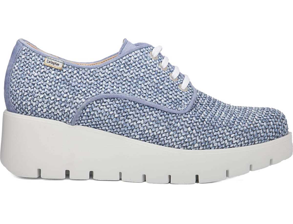 Tenis con Plataforma Callaghan 32101 Amal Mujer Azules | OAQ191ZN