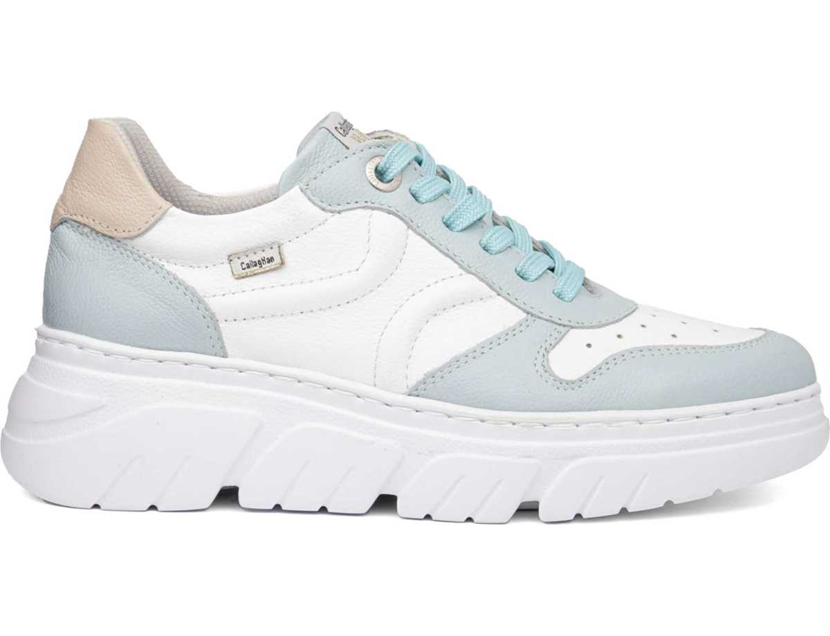 Tenis con Plataforma Callaghan 51806 Baccara Mujer Azules Blancos Rosas | RXZ6079XX