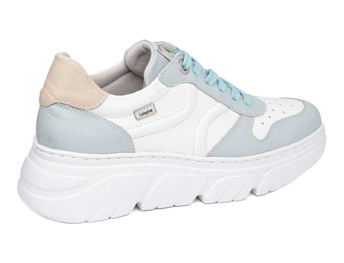 Tenis con Plataforma Callaghan 51806 Baccara Mujer Azules Blancos Rosas | RXZ6079XX