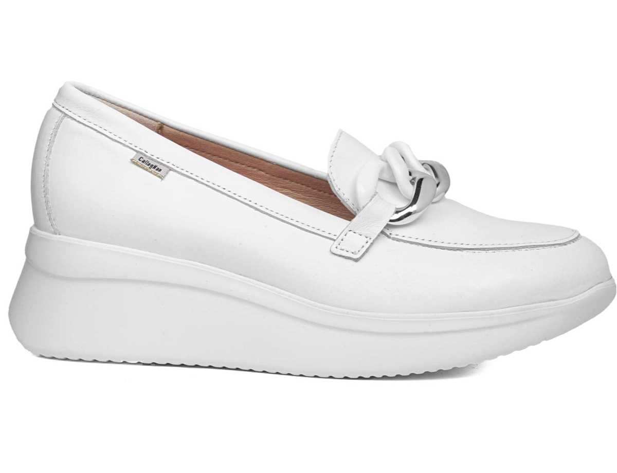 Zapatos Plataforma Callaghan 30019 Hanna Mujer Blancos | DAJ6353JP