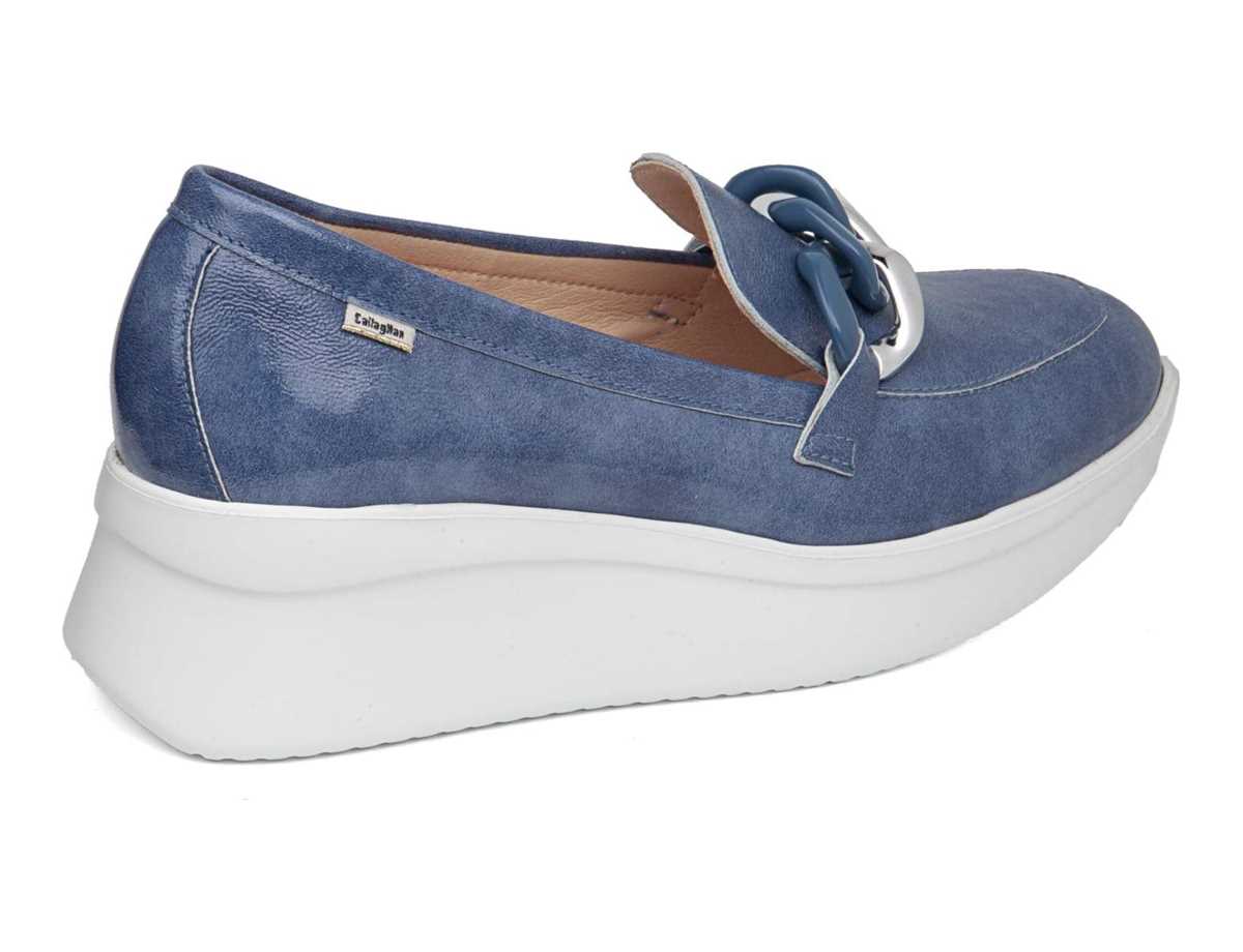 Zapatos Plataforma Callaghan 30019 Hanna Mujer Azules | MWT9713KS