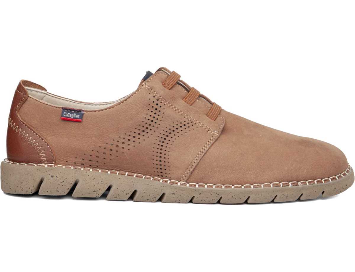 Zapatos con Cordones Callaghan 43200 Viz Hombre Beige Marrom | NPO26OX