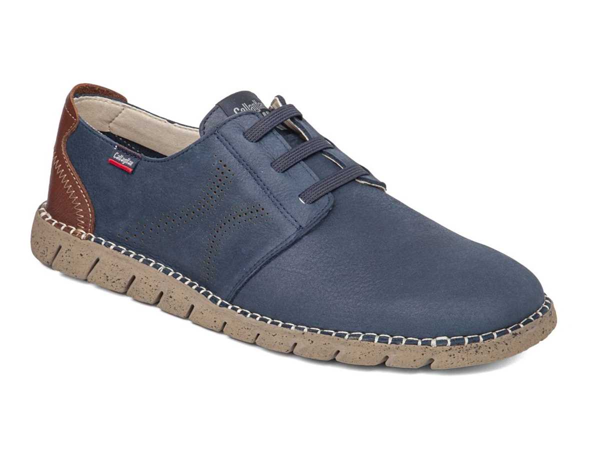 Zapatos con Cordones Callaghan 43200 Viz Hombre Azules Marrom | ZWH2688RF