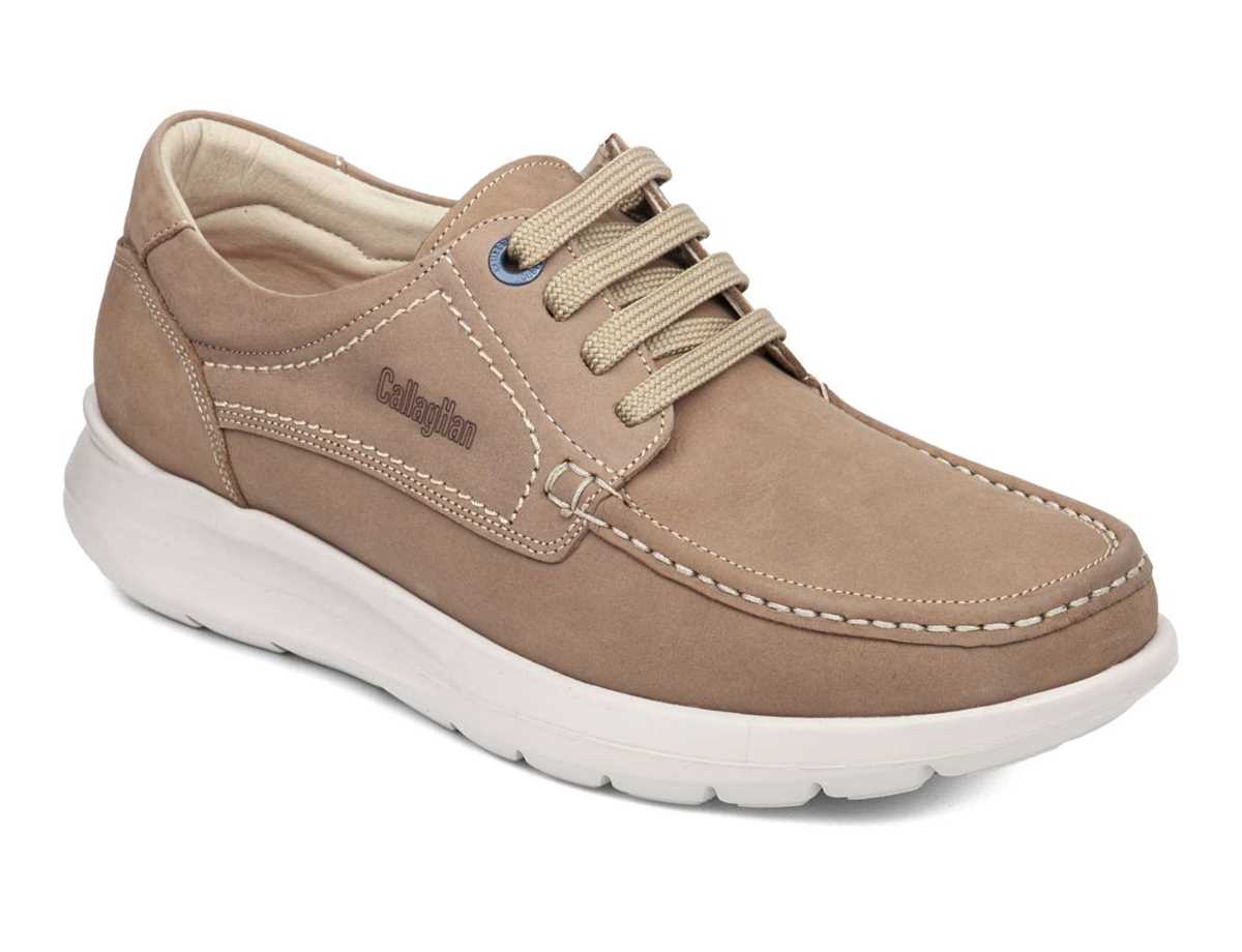 Zapatos con Cordones Callaghan 45700 Wasser Sin Aguj Hombre Beige | JJH3193UA