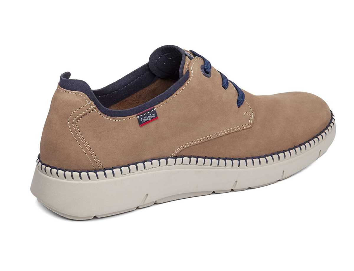 Zapatos con Cordones Callaghan 53500 Circular Hombre Beige Azules | VCP5928UU