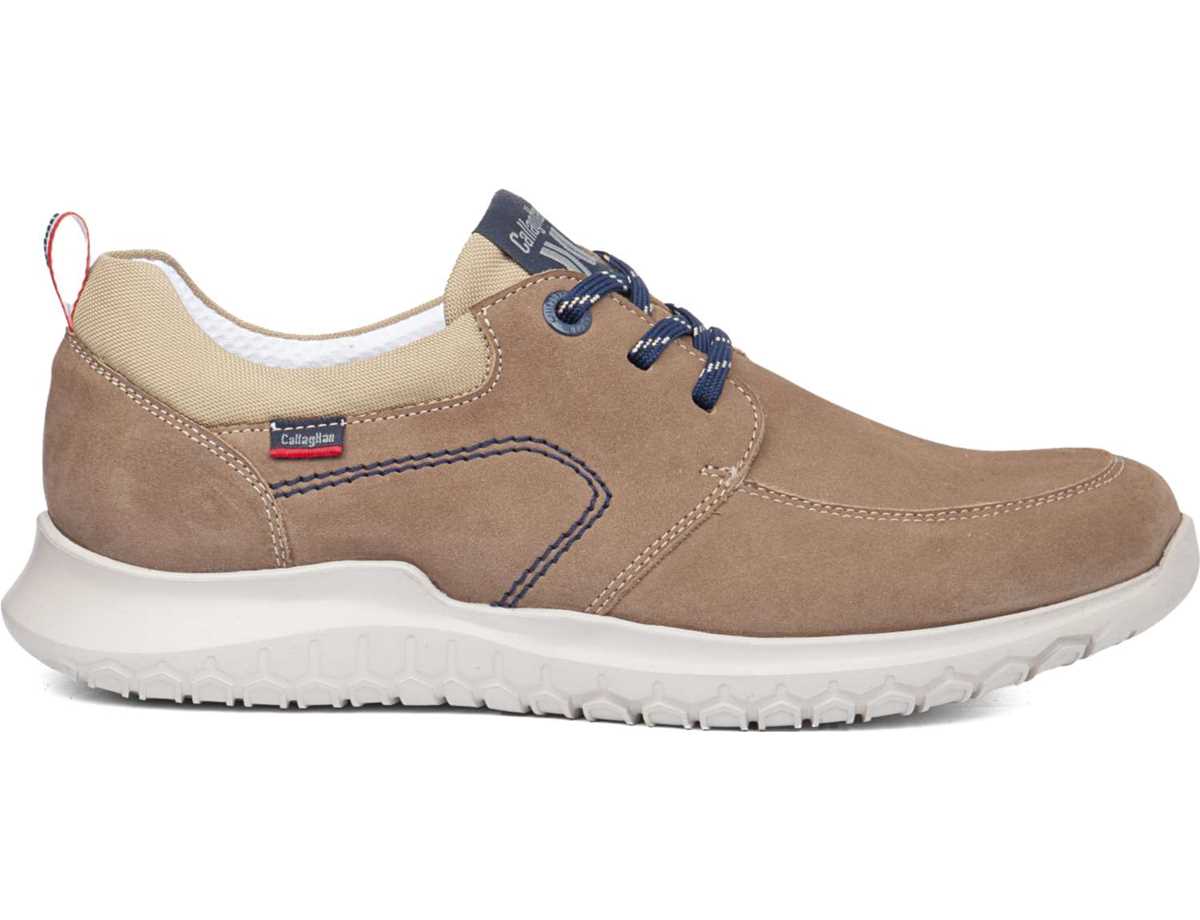 Zapatos con Cordones Callaghan 53700 Suv Marine Cro Hombre Beige Azules | HYC6339ED