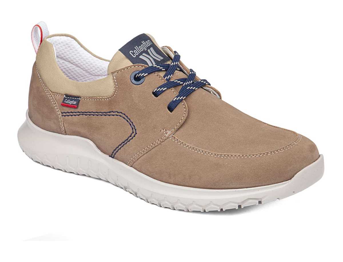 Zapatos con Cordones Callaghan 53700 Suv Marine Cro Hombre Beige Azules | HYC6339ED