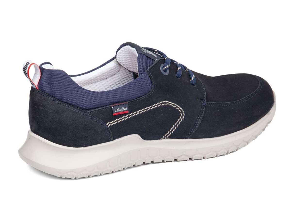 Zapatos con Cordones Callaghan 53700 Suv Marine Cro Hombre Azules Negros | YOX4052HN