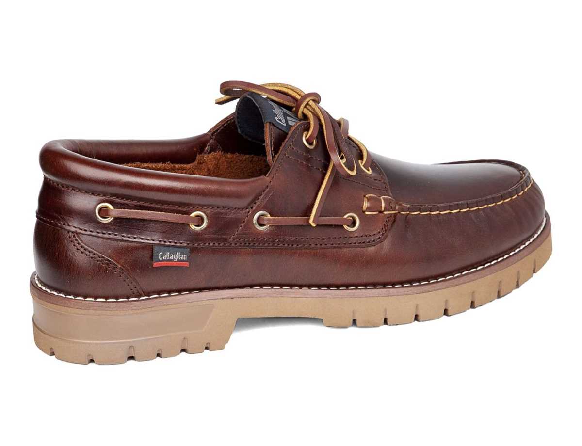 Zapatos del Barco Callaghan 12500 Freeport Hombre Marrom Oscuro | WIM2540WB