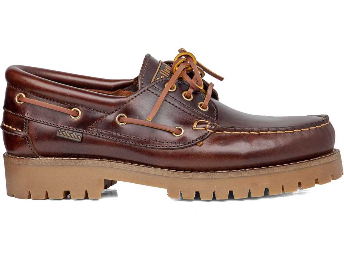 Zapatos del Barco Callaghan 21910 Timber Cro Hombre Marrom Oscuro | ZOM6266PB