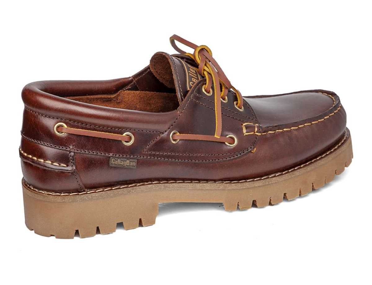 Zapatos del Barco Callaghan 21910 Timber Cro Hombre Marrom Oscuro | ZOM6266PB