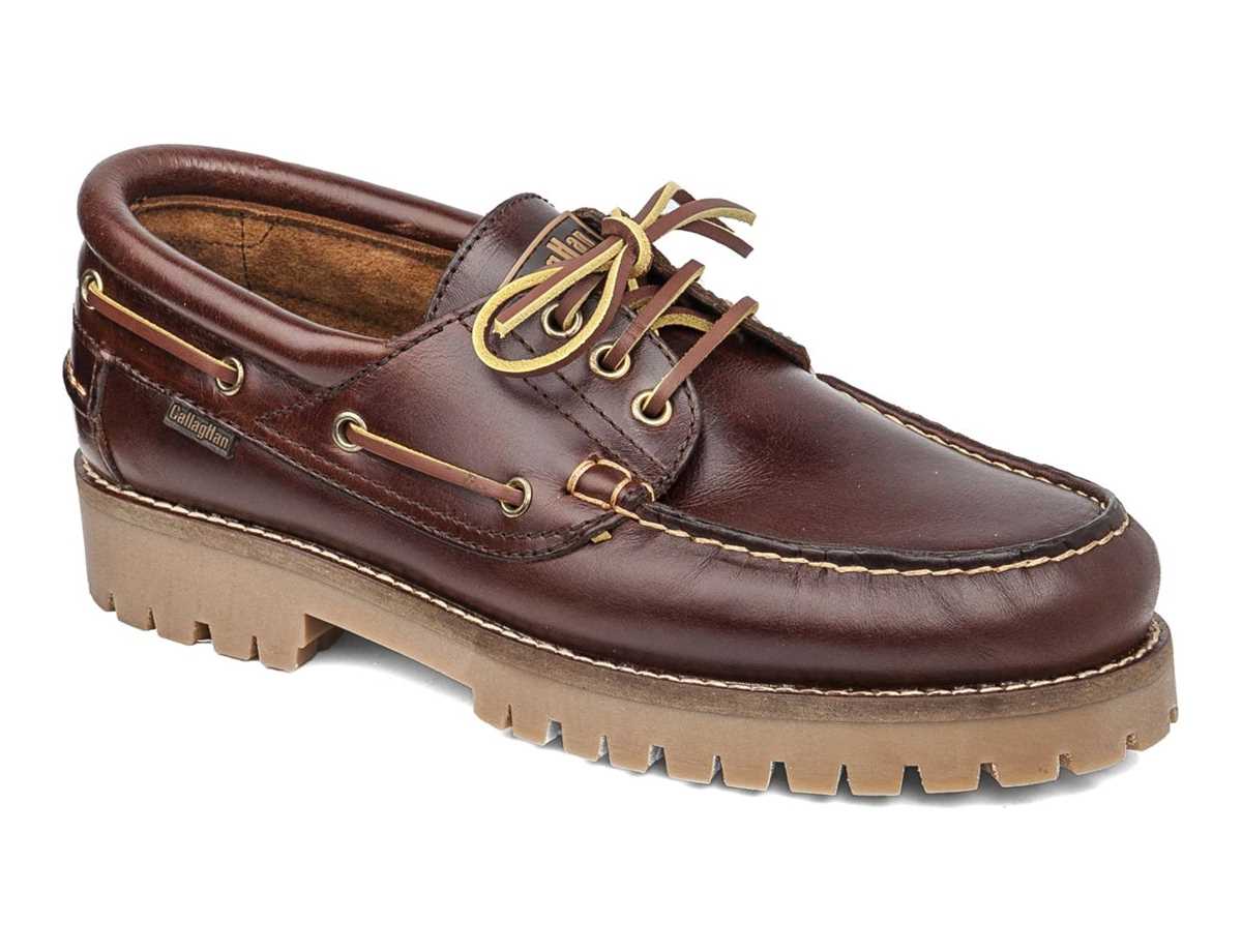 Zapatos del Barco Callaghan 21910 Timber Cro Hombre Marrom Oscuro | ZOM6266PB