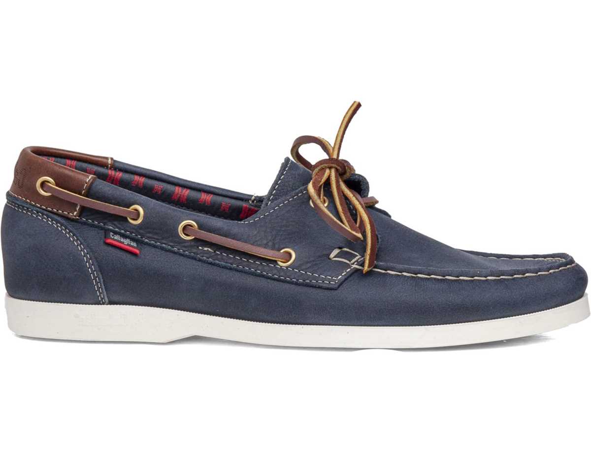 Zapatos del Barco Callaghan 51600 Yate Hombre Azules Marrom | CRQ8477EY