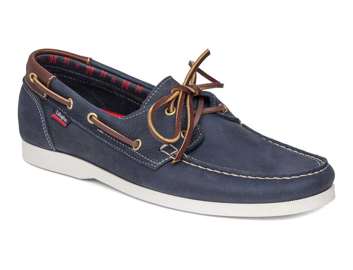 Zapatos del Barco Callaghan 51600 Yate Hombre Azules Marrom | CRQ8477EY