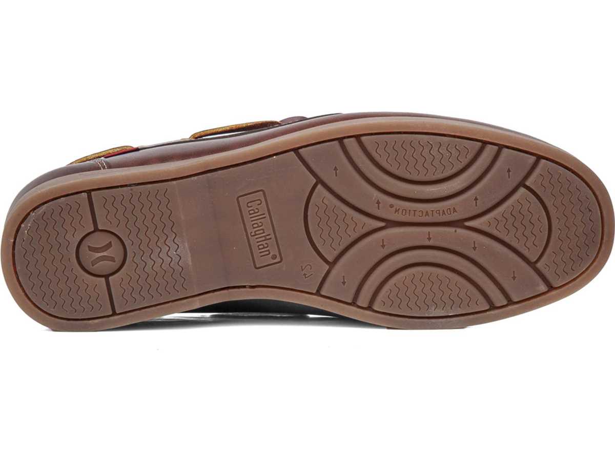 Zapatos del Barco Callaghan 51600 Yate Hombre Marrom Oscuro | OXF179QU