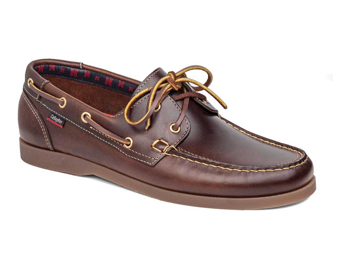 Zapatos del Barco Callaghan 51600 Yate Hombre Marrom Oscuro | OXF179QU