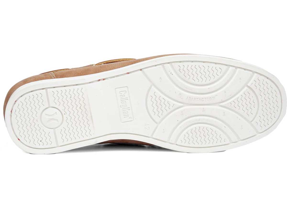 Zapatos del Barco Callaghan 51600 Yate Hombre Beige Marrom | VSD366MH