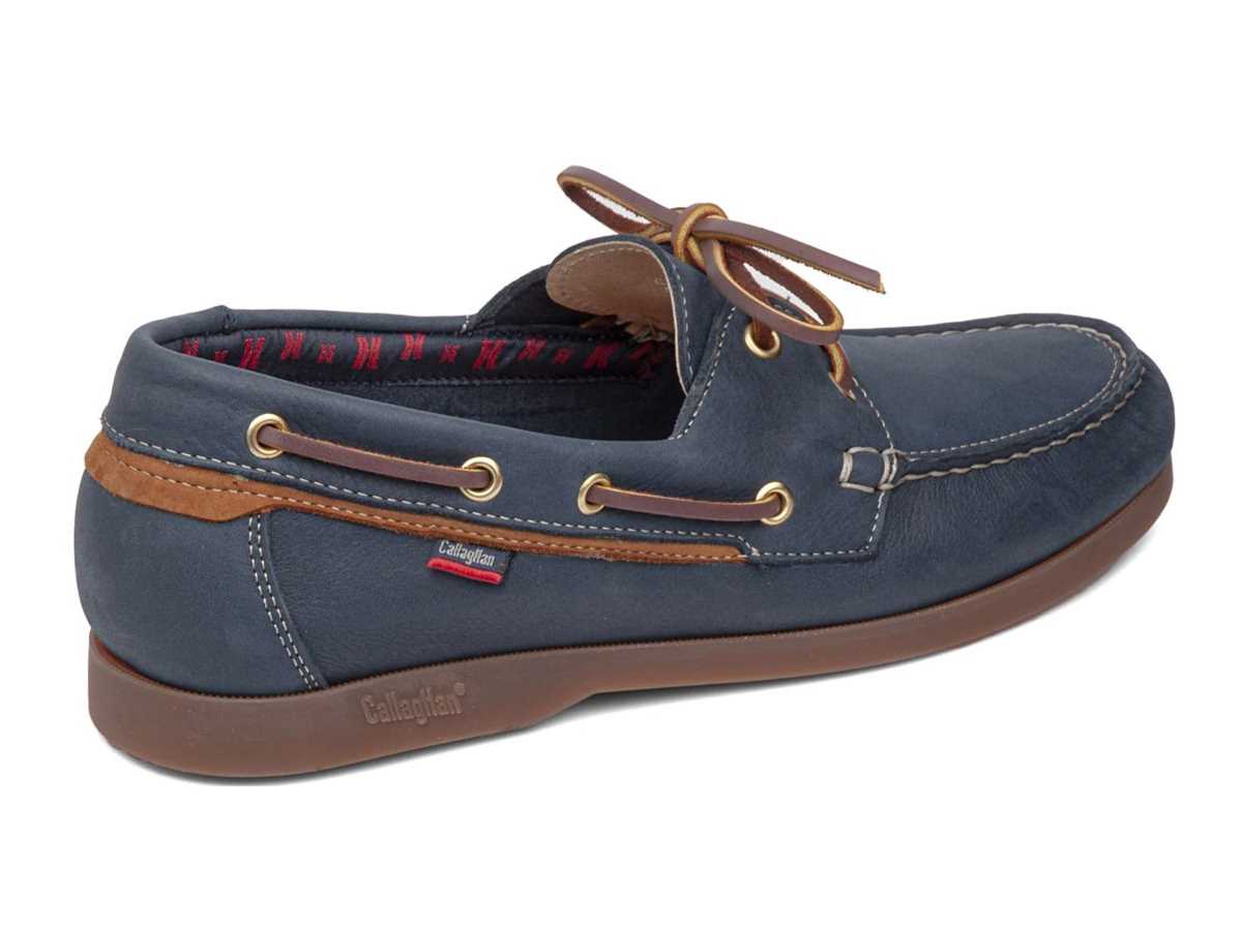 Zapatos del Barco Callaghan 51603 Yate Hombre Azules Marrom | GDB6370ZV