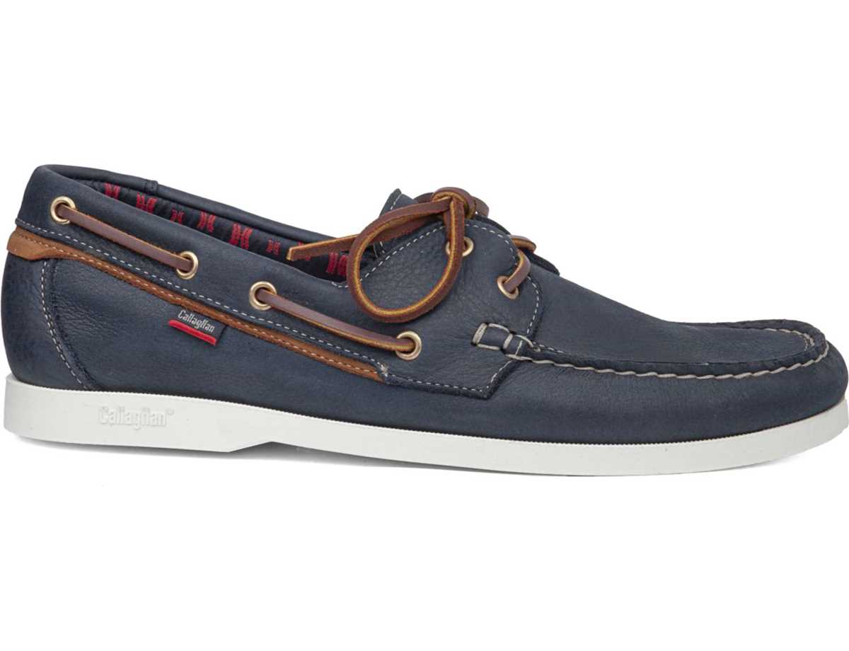 Zapatos del Barco Callaghan 51603 Yate Hombre Azules Marrom | YZA4217PZ