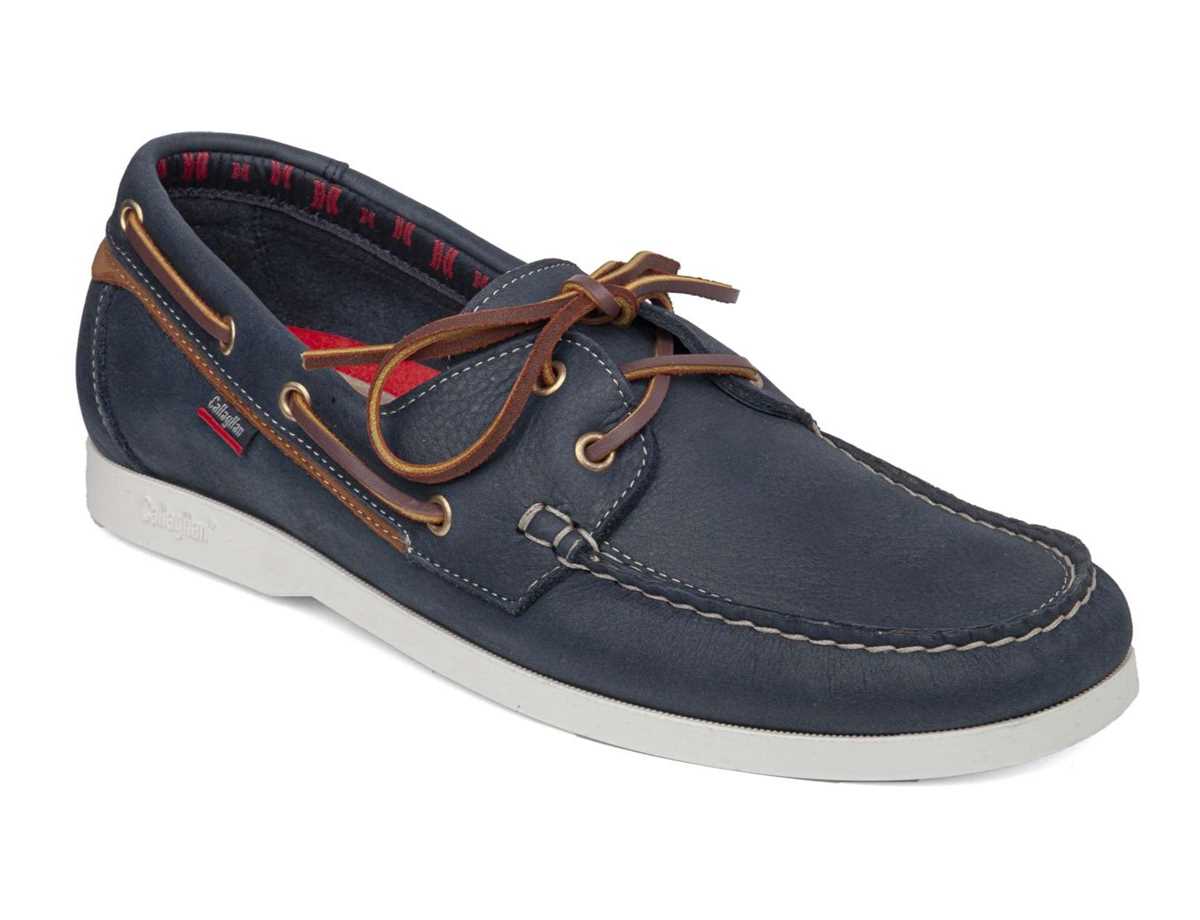 Zapatos del Barco Callaghan 51603 Yate Hombre Azules Marrom | YZA4217PZ