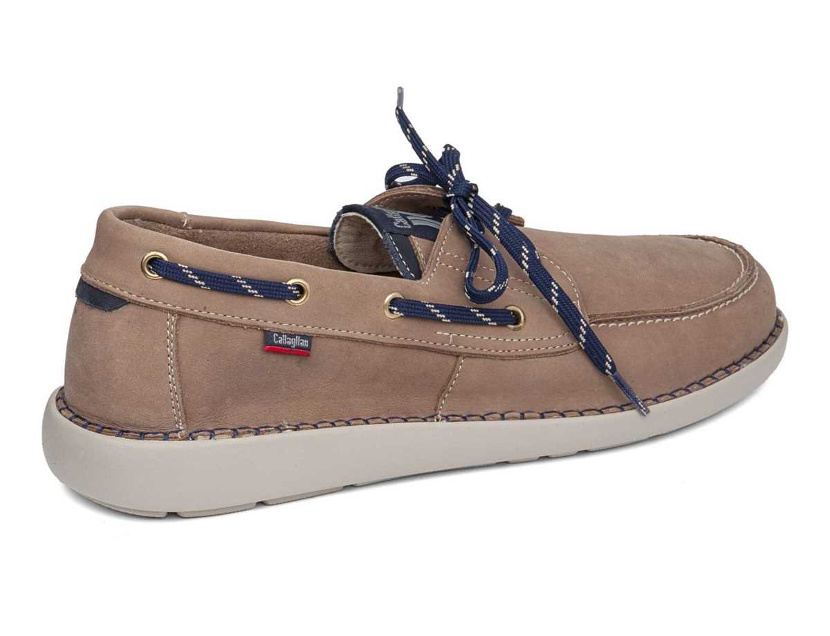 Zapatos del Barco Callaghan 53400 Abner Hombre Beige Azules | VZD5412DH