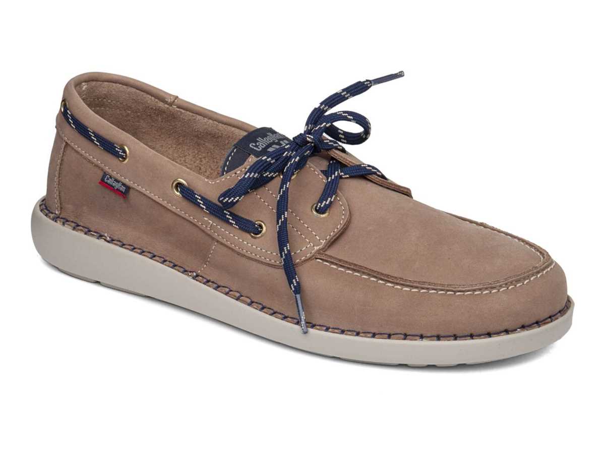 Zapatos del Barco Callaghan 53400 Abner Hombre Beige Azules | VZD5412DH