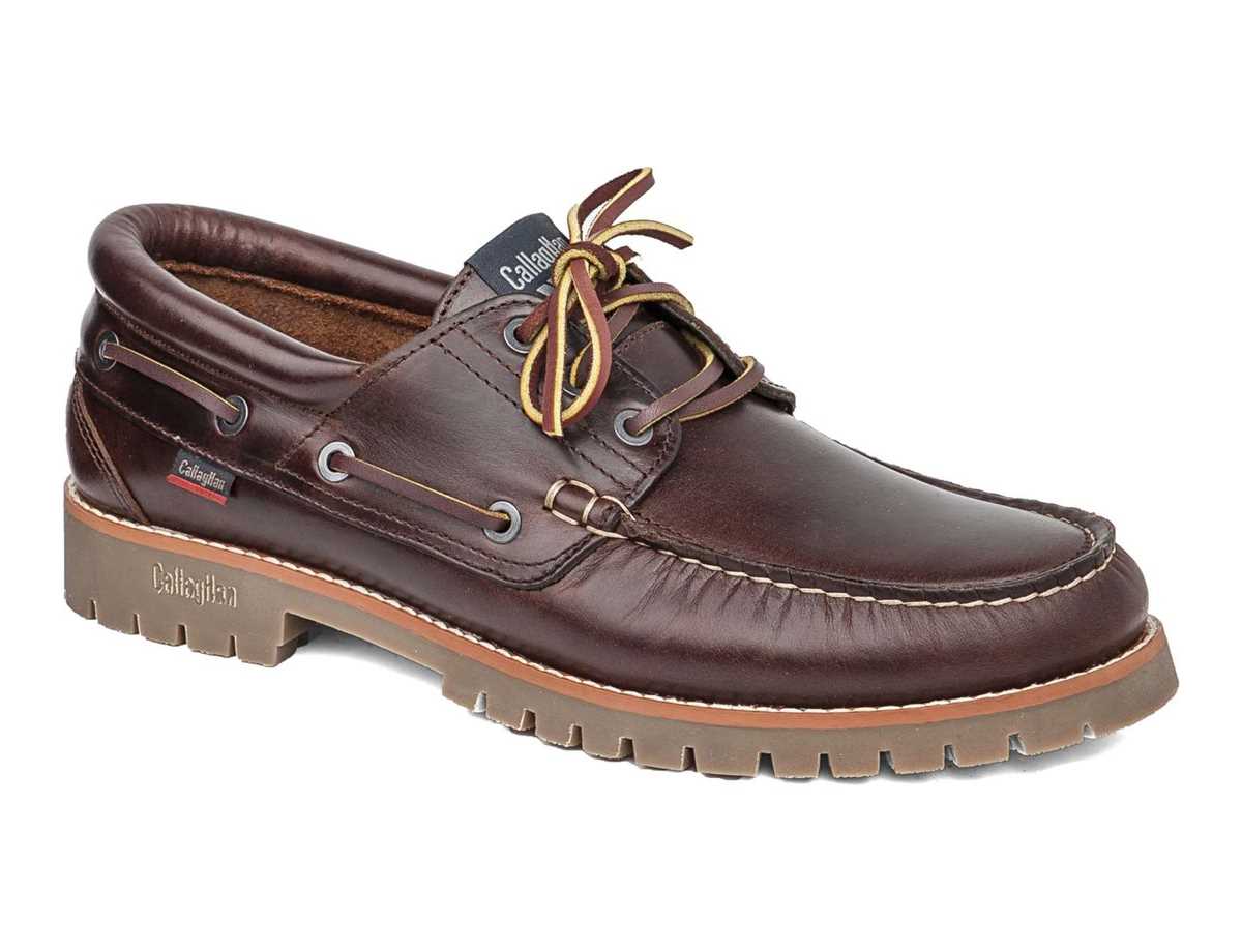 Zapatos del Barco Callaghan 86400 Tanke Hombre Marrom Oscuro | UIP79DF